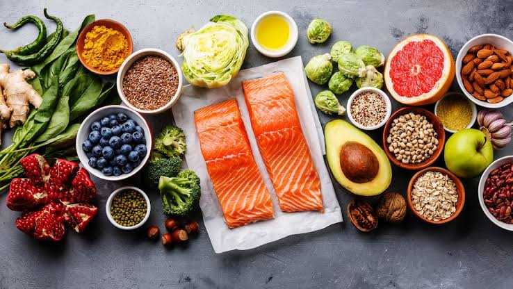 Image Types of Healthy Foods for Managing Obesity